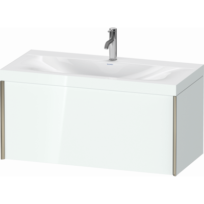 Duravit Blanc Hochglanz / Champagne Mat Ensemble Lavabo mural - Type de salle de bain - Publicité Duravit Blanc Hochglanz / Champagne Mat Ensemble Lavabo mural - Type de salle de bain - Publicité