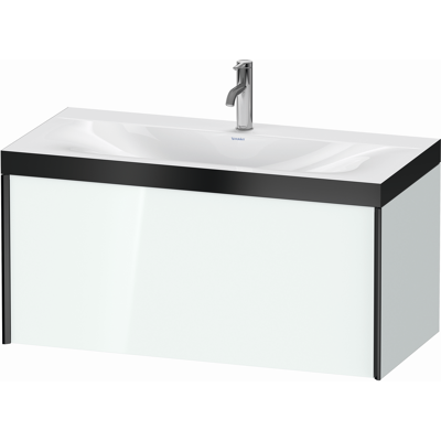 Duravit Blanc Brillant / Noir Mat Lavabo Murale - Ensemble de Lavabo - Publicité Duravit Blanc Brillant / Noir Mat Lavabo Murale - Ensemble de Lavabo - Publicité