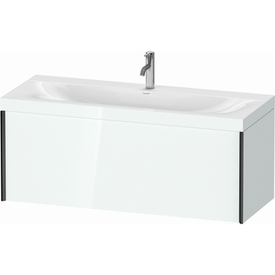 Duravit Xviu Ensemble C-Bonded Mural 1200mm - Blanc Brillant / Noir Mat - Publicité Duravit Xviu Ensemble C-Bonded Mural 1200mm - Blanc Brillant / Noir Mat - Publicité