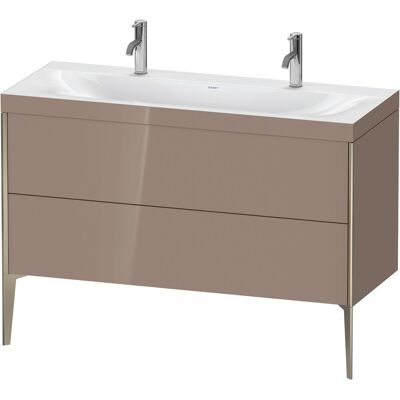 Duravit XViu Meuble sous-lavabo - 120x48cm, 2 tiroirs, Sans trou, Champagne mat - Cadre C - Publicité Duravit XViu Meuble sous-lavabo - 120x48cm, 2 tiroirs, Sans trou, Champagne mat - Cadre C - Publicité