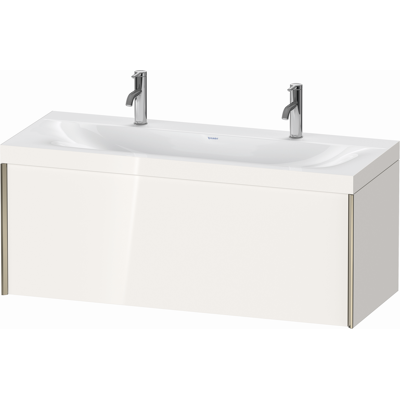 Ensemble salle de bain Duravit Xviu C-Bonded - Double lavabo mural - Publicité Ensemble salle de bain Duravit Xviu C-Bonded - Double lavabo mural - Publicité