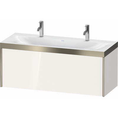 Duravit Champagne Mat Ensemble de Double Lavabo Mural - 1200mm - Publicité Duravit Champagne Mat Ensemble de Double Lavabo Mural - 1200mm - Publicité