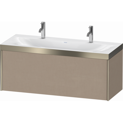 Duravit Champagne XViu C-Bonded Ensemble Double Lavabo - Salle de Bain - Publicité Duravit Champagne XViu C-Bonded Ensemble Double Lavabo - Salle de Bain - Publicité