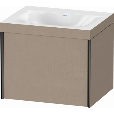 Duravit Leinen / Schwarz Matt XViu Ensemble Lavabo C-Bonded - Set de Lavabo - Publicité Duravit Leinen / Schwarz Matt XViu Ensemble Lavabo C-Bonded - Set de Lavabo - Publicité