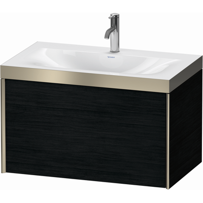 Duravit Xviu Ensemble C-Bonded Lavabo Mural - Eiche Schwarz - Publicité Duravit Xviu Ensemble C-Bonded Lavabo Mural - Eiche Schwarz - Publicité