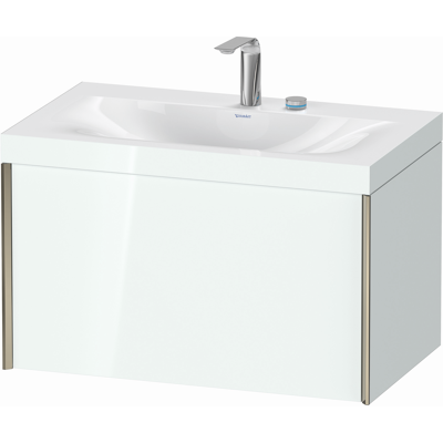 Duravit Xviu Ensemble C-Bonded Lavabo et Meuble - Rectangulaire, Mural - Publicité Duravit Xviu Ensemble C-Bonded Lavabo et Meuble - Rectangulaire, Mural - Publicité