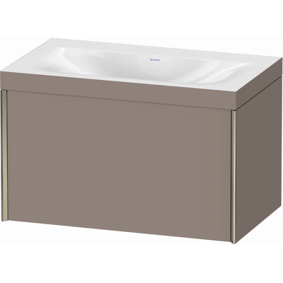 Lavabo et meuble Duravit Xviu C-Bonded - Rectangle, Sans Trop-plein - Publicité Lavabo et meuble Duravit Xviu C-Bonded - Rectangle, Sans Trop-plein - Publicité
