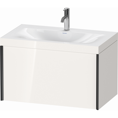 Duravit Xviu Ensemble C-Bonded Lavabo et Meuble - Blanc Brillant - Publicité Duravit Xviu Ensemble C-Bonded Lavabo et Meuble - Blanc Brillant - Publicité