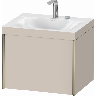 Lavabo Duravit XViu Murale C-Bonded - 600x480mm - Taupe Mat - Publicité Lavabo Duravit XViu Murale C-Bonded - 600x480mm - Taupe Mat - Publicité