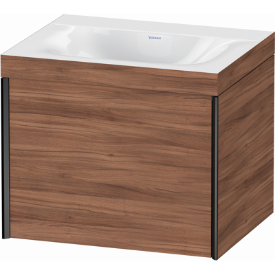 Duravit Nussbaum Natur/Profil Schwarz Mat Ensemble Lavabo Mural - Publicité Duravit Nussbaum Natur/Profil Schwarz Mat Ensemble Lavabo Mural - Publicité