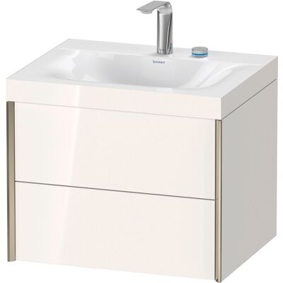 Duravit Xviu Ensemble C-Bonded Mur Blanc Haute Brillance - Lavabo - Publicité Duravit Xviu Ensemble C-Bonded Mur Blanc Haute Brillance - Lavabo - Publicité