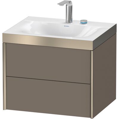 Duravit Ensemble de lavabo mural c-bonded - Gris Seidenmatt - Publicité Duravit Ensemble de lavabo mural c-bonded - Gris Seidenmatt - Publicité