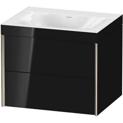Duravit XViu Ensemble de Mobilier de Salle de Bain C-Bonded - Noir Brillant - Publicité Duravit XViu Ensemble de Mobilier de Salle de Bain C-Bonded - Noir Brillant - Publicité