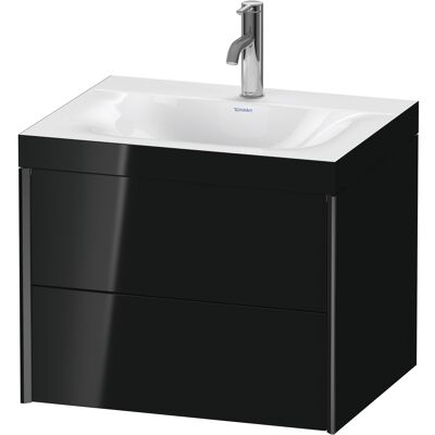 Ensemble Murale Duravit C-Bonded Noir Brillant - Lavabo - Publicité Ensemble Murale Duravit C-Bonded Noir Brillant - Lavabo - Publicité