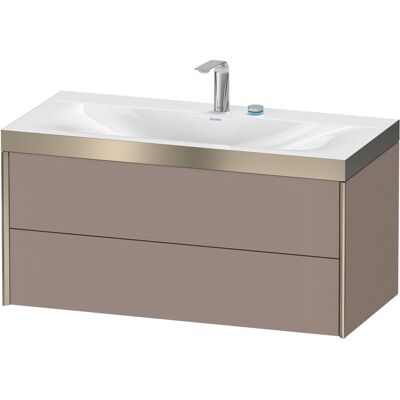 Ensemble Lavabo Duravit Xviu C-Bonded Mural - Matériau Basalte - Publicité Ensemble Lavabo Duravit Xviu C-Bonded Mural - Matériau Basalte - Publicité