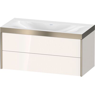Ensemble lavabo mural Duravit Xviu C-Bonded - Blanc brillant - Publicité Ensemble lavabo mural Duravit Xviu C-Bonded - Blanc brillant - Publicité