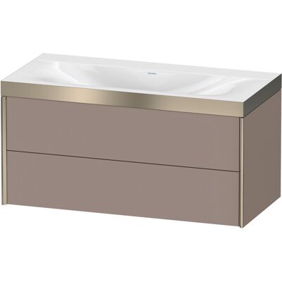 Ensemble de lavabo mural Duravit finition Basalte Mat - Publicité Ensemble de lavabo mural Duravit finition Basalte Mat - Publicité