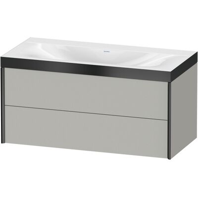 Ensemble mural Duravit XViu - gris béton mat - Publicité Ensemble mural Duravit XViu - gris béton mat - Publicité