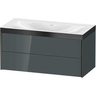Ensemble de Meuble de Salle de Bain Xviu C-Bonded Duravit - Gris/Noir - Publicité Ensemble de Meuble de Salle de Bain Xviu C-Bonded Duravit - Gris/Noir - Publicité
