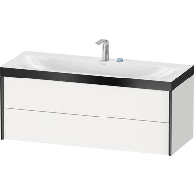 Duravit Blanc Mat / Noir Mat Ensemble de meubles - Lavabo mural - XViu - Publicité Duravit Blanc Mat / Noir Mat Ensemble de meubles - Lavabo mural - XViu - Publicité