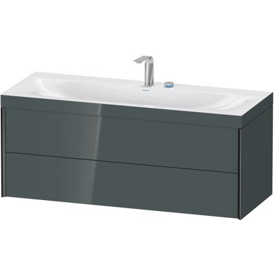 Ensemble salle de bains Duravit mural gris brillant Dolomiti - XV4617EB238C - Publicité Ensemble salle de bains Duravit mural gris brillant Dolomiti - XV4617EB238C - Publicité