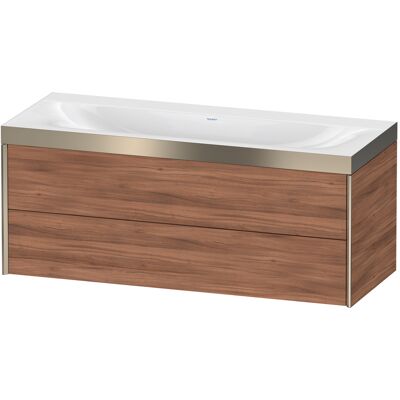 Duravit Mural Noyer Nature/Profil Champagne Mat - Ensemble Lavabo - Publicité Duravit Mural Noyer Nature/Profil Champagne Mat - Ensemble Lavabo - Publicité