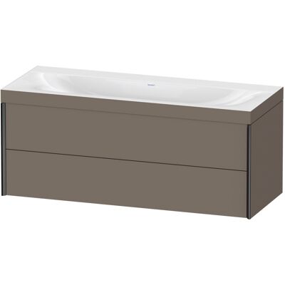 Duravit XViu Ensemble Mural - Gris Flanelle, 2 Tiroirs, Sans Trop-plein - Publicité Duravit XViu Ensemble Mural - Gris Flanelle, 2 Tiroirs, Sans Trop-plein - Publicité