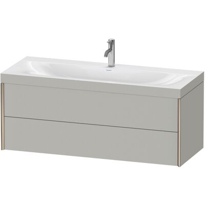 Ensemble de meuble lavabo mural Duravit Xviu C-Bonded - Gris et Blanc - Publicité Ensemble de meuble lavabo mural Duravit Xviu C-Bonded - Gris et Blanc - Publicité