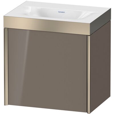XViu Duravit vasque XV4630NB189P 45x33,3cm, 2000 , gauche, sans trou pour robinet, champagne mat, Cadres P, gris flanelle brillant - Publicité XViu Duravit vasque XV4630NB189P 45x33,3cm, 2000 , gauche, sans trou pour robinet, champagne mat, Cadres P, gris flanelle brillant - Publicité
