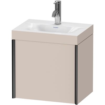 Duravit Xviu Ensemble de lavabo mural Taupe Mat - 450x330x460 mm - Publicité Duravit Xviu Ensemble de lavabo mural Taupe Mat - 450x330x460 mm - Publicité
