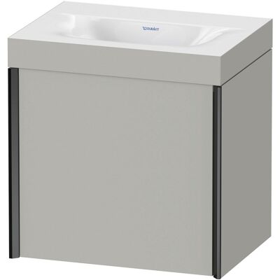Ensemble de lavabo suspendu Duravit c-bonded - Noir et gris - Publicité Ensemble de lavabo suspendu Duravit c-bonded - Noir et gris - Publicité