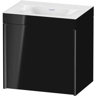 Ensemble lavabo et meuble suspendu noir brillant - XViu - Publicité Ensemble lavabo et meuble suspendu noir brillant - XViu - Publicité