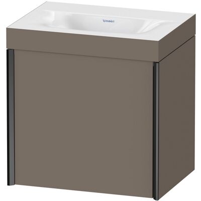 Ensemble de lavabo mural Duravit XViu gris soie mat - C-Bonded - Publicité Ensemble de lavabo mural Duravit XViu gris soie mat - C-Bonded - Publicité
