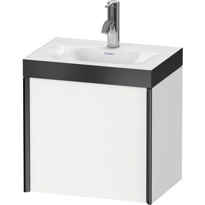 Duravit Xviu Ensemble de salle de bain mural - Blanc Mat / Noir Mat - Publicité Duravit Xviu Ensemble de salle de bain mural - Blanc Mat / Noir Mat - Publicité