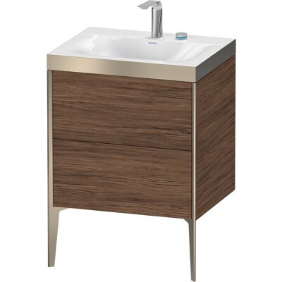 Duravit Xviu Nussbaum foncé 2 tiroirs - Ensemble lavabo - Publicité Duravit Xviu Nussbaum foncé 2 tiroirs - Ensemble lavabo - Publicité