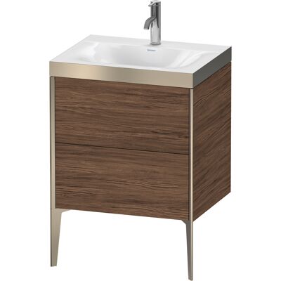 Duravit Nussbaum Mat Sable XViu Ensemble - Lavabo & Meuble - Publicité Duravit Nussbaum Mat Sable XViu Ensemble - Lavabo & Meuble - Publicité