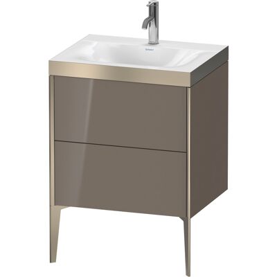 Duravit Xviu Ensemble c-bonded Lavabo - 2 Tiroirs, 60cm - Publicité Duravit Xviu Ensemble c-bonded Lavabo - 2 Tiroirs, 60cm - Publicité