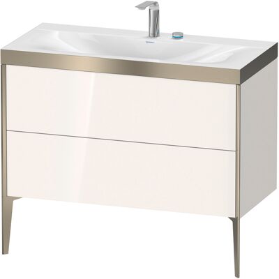 Duravit Xviu Ensemble C-Bonded - Lavabo Mural - 2 Tiroirs - Publicité Duravit Xviu Ensemble C-Bonded - Lavabo Mural - 2 Tiroirs - Publicité