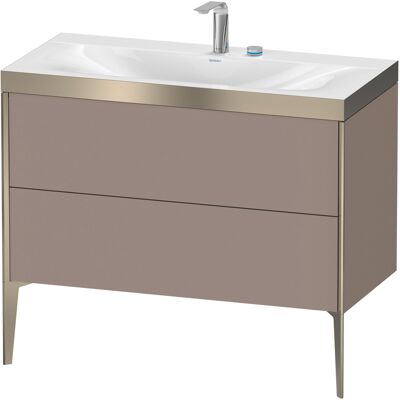 Duravit Xviu Ensemble C-Bonded Lavabo et Meuble - Basalt Mat - Publicité Duravit Xviu Ensemble C-Bonded Lavabo et Meuble - Basalt Mat - Publicité