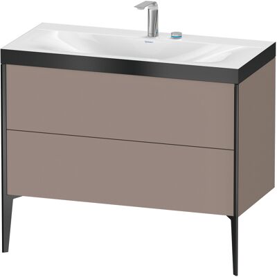 Ensemble Lavabo Duravit Basalt Mat - 2 Tiroirs, Tip-on, 1000x480 mm - Publicité Ensemble Lavabo Duravit Basalt Mat - 2 Tiroirs, Tip-on, 1000x480 mm - Publicité