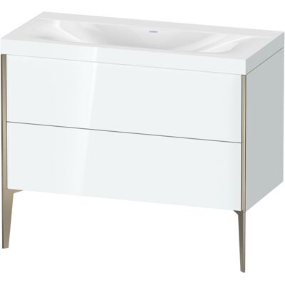 Duravit Xviu Set - Meuble lavabo encastré, 2 tiroirs - Publicité Duravit Xviu Set - Meuble lavabo encastré, 2 tiroirs - Publicité