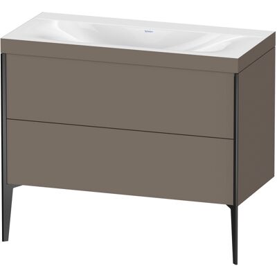 Duravit Xviu C-Bonded Set - Fixation Murale, Gris Seidenmatt - Ensemble Lavabo - Publicité Duravit Xviu C-Bonded Set - Fixation Murale, Gris Seidenmatt - Ensemble Lavabo - Publicité