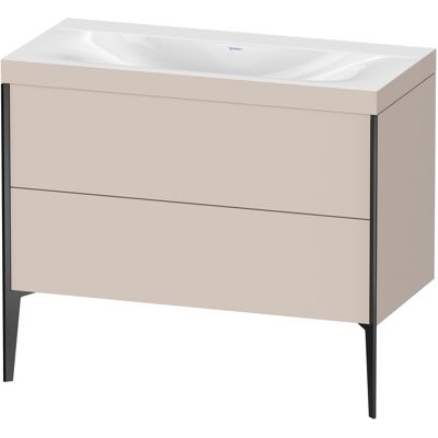 Duravit Xviu C-Bonded Set Lavabo Taupe Mat - Ensemble Lavabo - Publicité Duravit Xviu C-Bonded Set Lavabo Taupe Mat - Ensemble Lavabo - Publicité