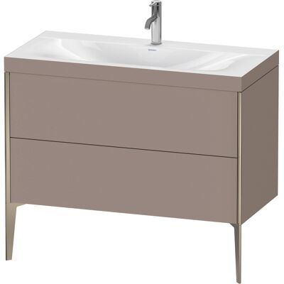 Ensemble de lavabo Duravit Xviu C-Bonded - Sur pied, 2 tiroirs - Publicité Ensemble de lavabo Duravit Xviu C-Bonded - Sur pied, 2 tiroirs - Publicité