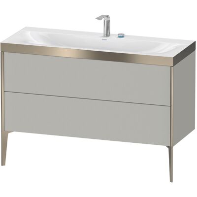 Ensemble Duravit Xviu Chêne Terre - Montage Mur/Plancher, 2 Tiroirs, 1200x480 mm - Publicité Ensemble Duravit Xviu Chêne Terre - Montage Mur/Plancher, 2 Tiroirs, 1200x480 mm - Publicité