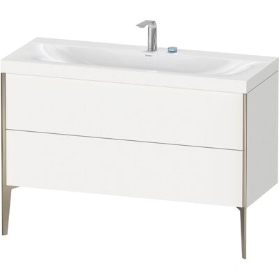 Duravit Xviu Ensemble C-Bonded Lavabo - Murale, 2 Tiroirs, 1200x480x610 mm - Publicité Duravit Xviu Ensemble C-Bonded Lavabo - Murale, 2 Tiroirs, 1200x480x610 mm - Publicité