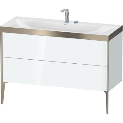 Duravit Xviu Ensemble C-Bonded Lavabo - Blanc Brillant - Publicité Duravit Xviu Ensemble C-Bonded Lavabo - Blanc Brillant - Publicité