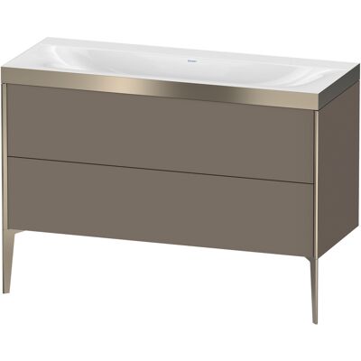 Duravit Modèle XViu Ensemble C-Bonded - Lavabo Murale, 2 Tiroirs, Gris Flannel - Publicité Duravit Modèle XViu Ensemble C-Bonded - Lavabo Murale, 2 Tiroirs, Gris Flannel - Publicité