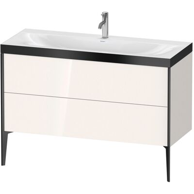 Duravit Xviu Ensemble C-Bonded Autoportant Blanc Brillant - Set de Lavabo - Publicité Duravit Xviu Ensemble C-Bonded Autoportant Blanc Brillant - Set de Lavabo - Publicité