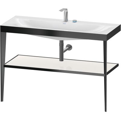 Ensemble salle de bain Duravit Blanc & Noir c-bonded - Modèle XV4717EB285 - Publicité Ensemble salle de bain Duravit Blanc & Noir c-bonded - Modèle XV4717EB285 - Publicité